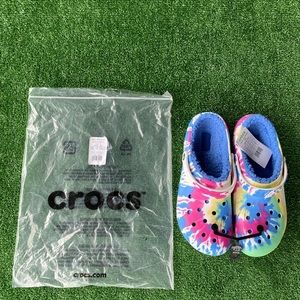 Crocs classic Lined Tie Dye Clog Mens 11
